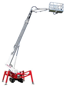 noleggio piattaforma aerea ragno 35m