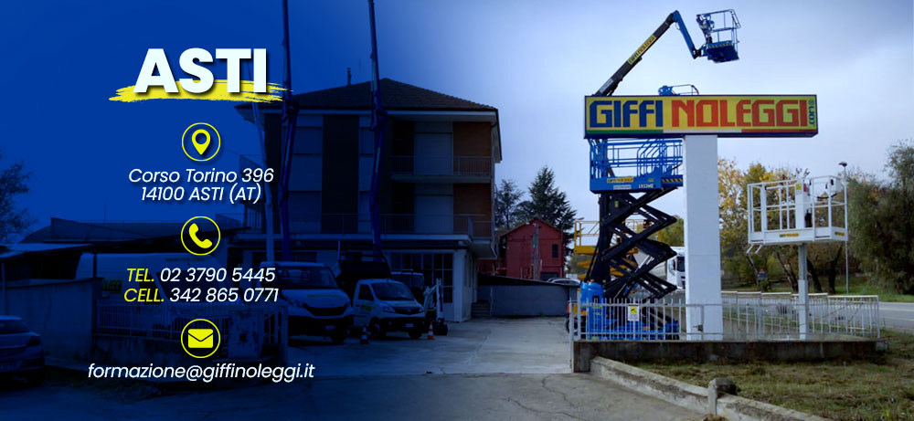 corso piattaforme aeree asti