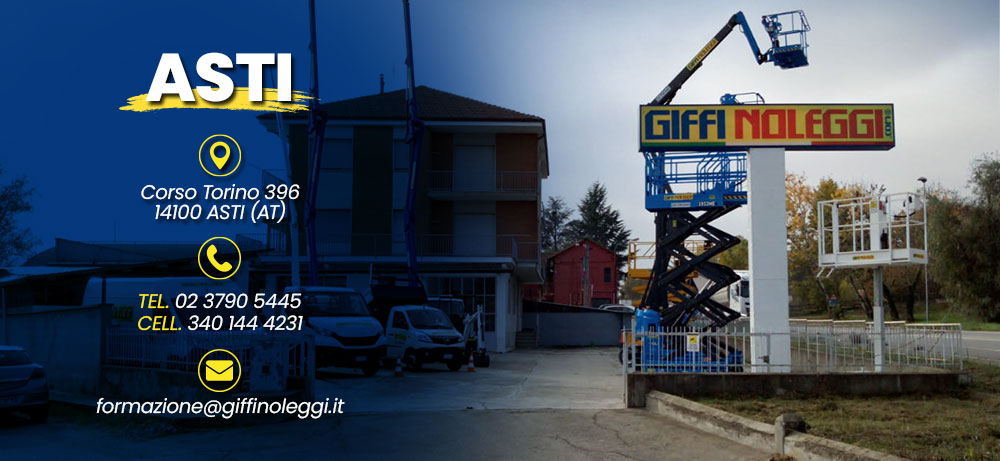 corso piattaforme aeree asti