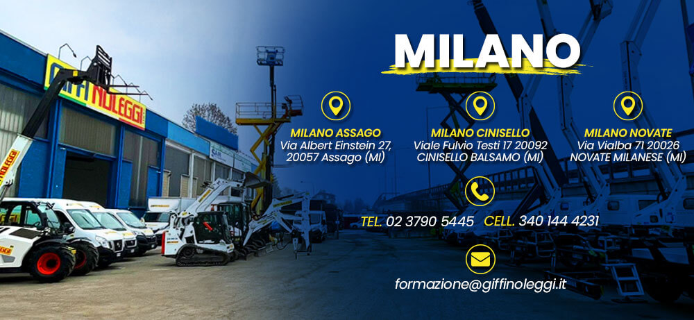 patentino piattaforme aeree milano