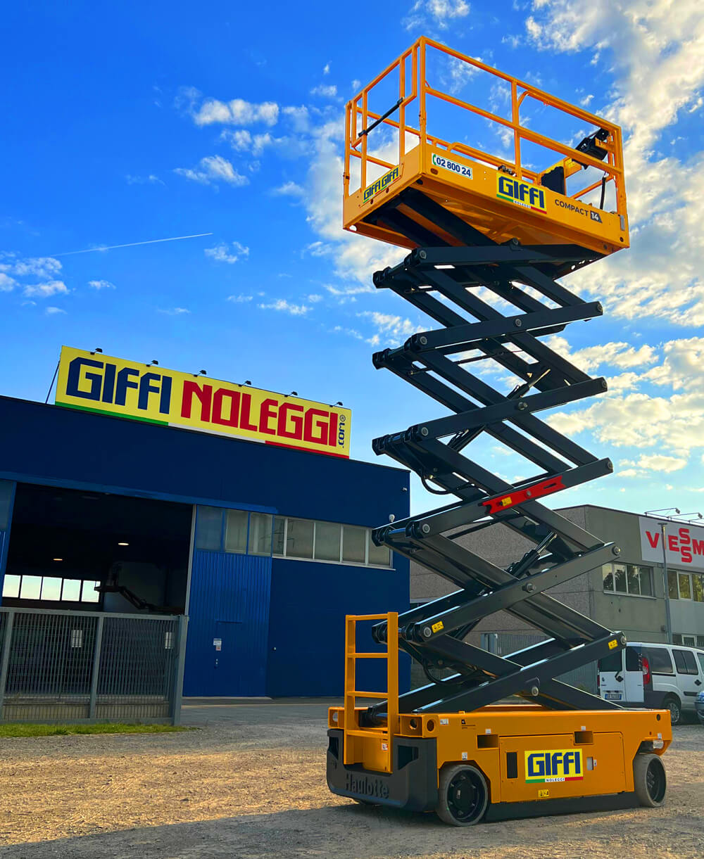 Noleggio Pantografo elettrico 14m