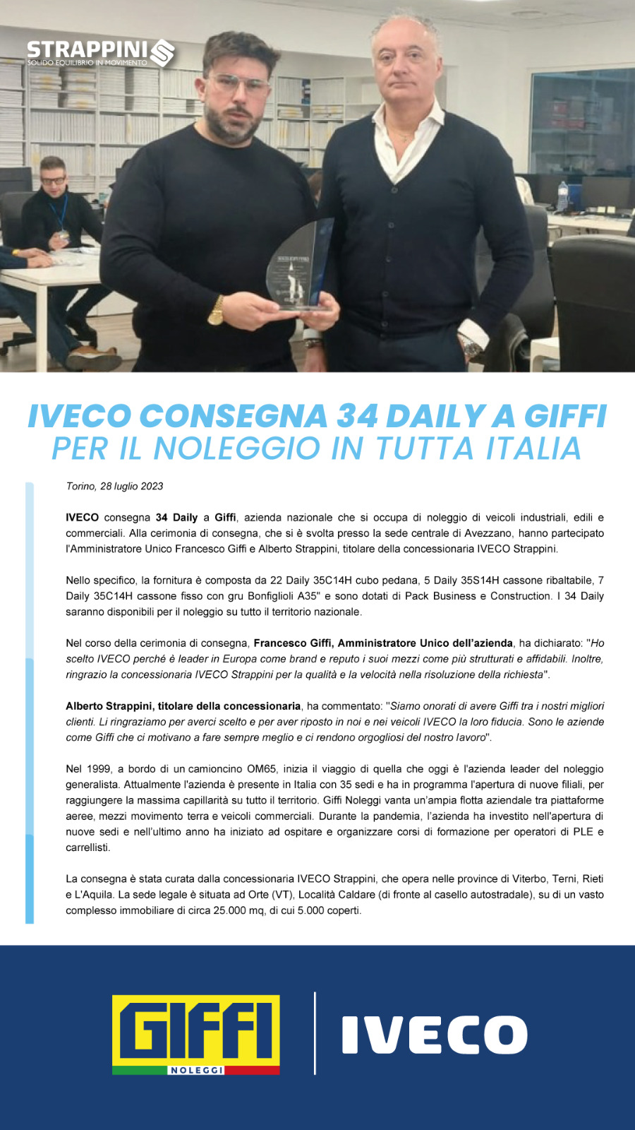 Francesco Giffi e Alberto Strappini