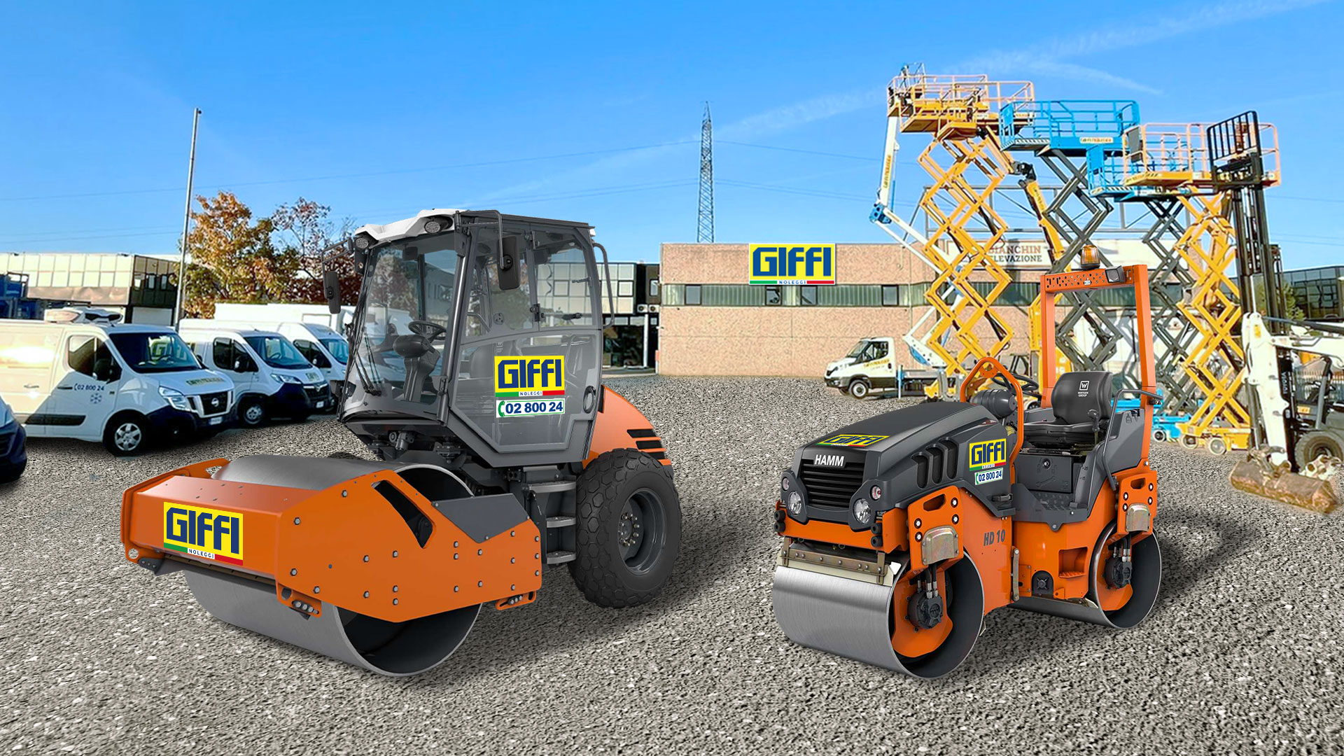 Noleggio Rulli Compressori Frosinone