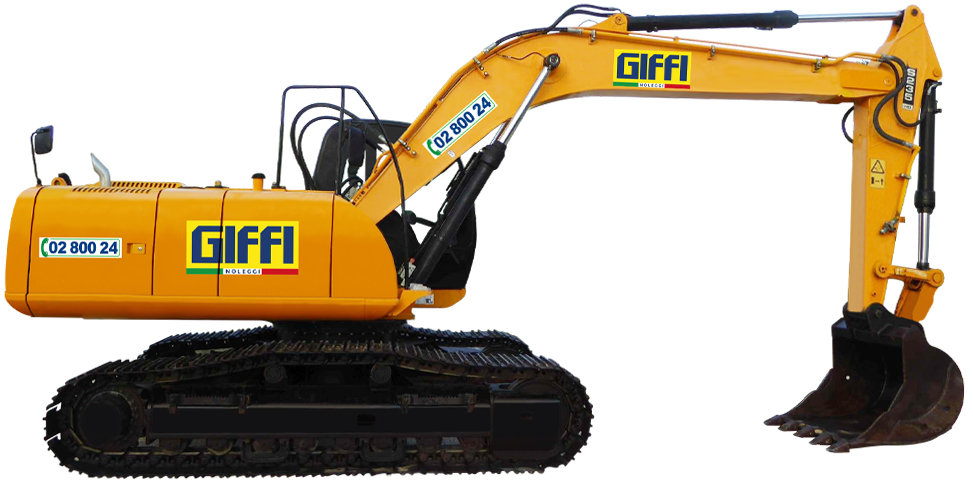 Noleggio Escavatore 240 qli