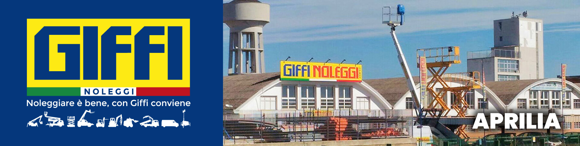noleggio sollevatori telescopici Aprilia - GIFFI NOLEGGI