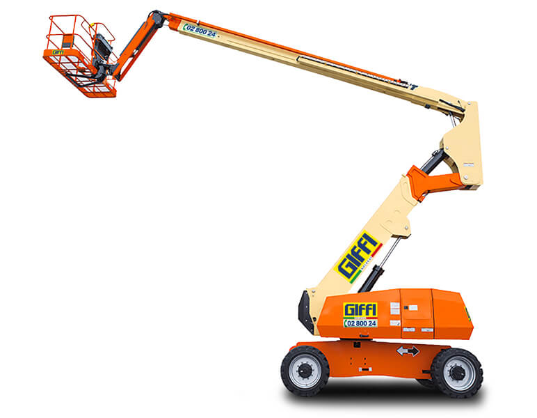 Noleggio piattaforma aerea semovente diesel 26m