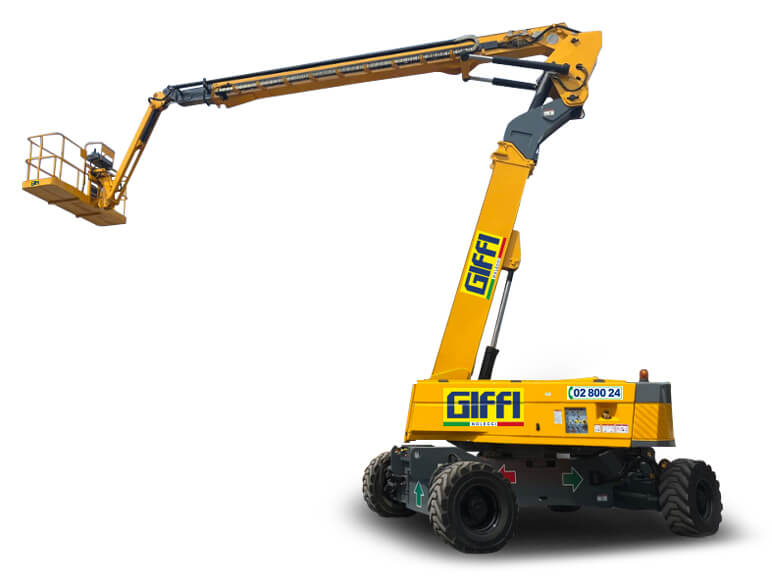 Noleggio piattaforma aerea semovente diesel 32m