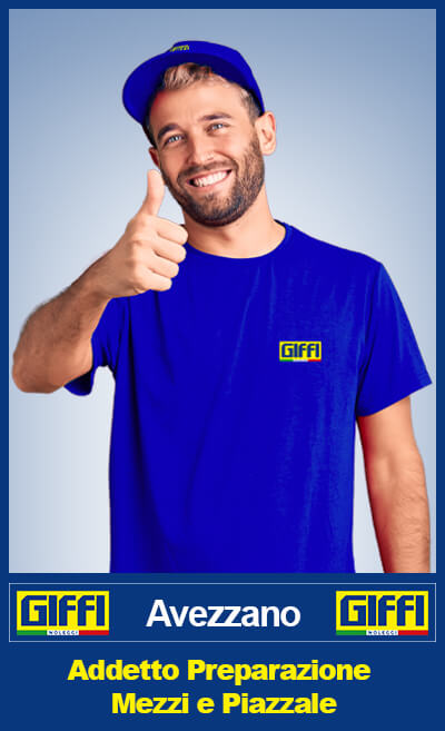 Lavora con noi Preparazione Mezzi e Piazzale Avezzano