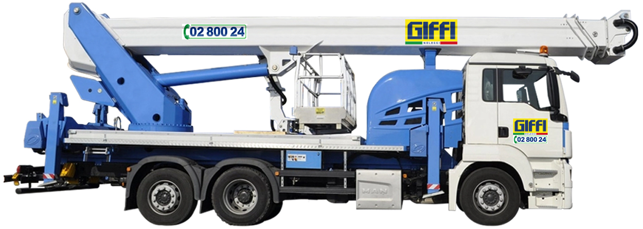 Noleggio Piattaforma aerea autocarrata 47m 