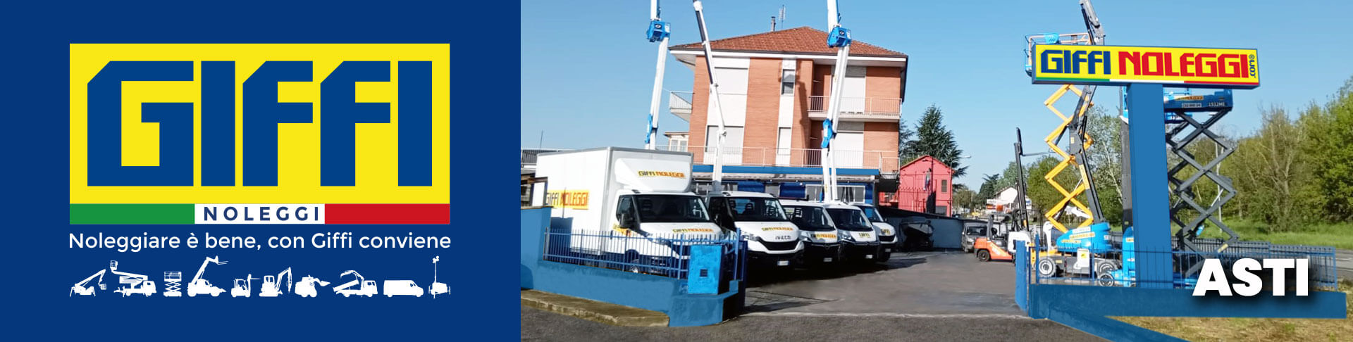 noleggio piattaforme aeree Asti - GIFFI NOLEGGI