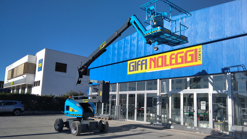 piattaforma semovente elettrica 18m giffi noleggi