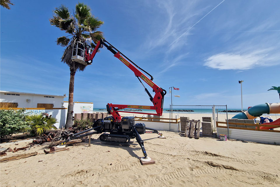 Cestello elevatore ragno