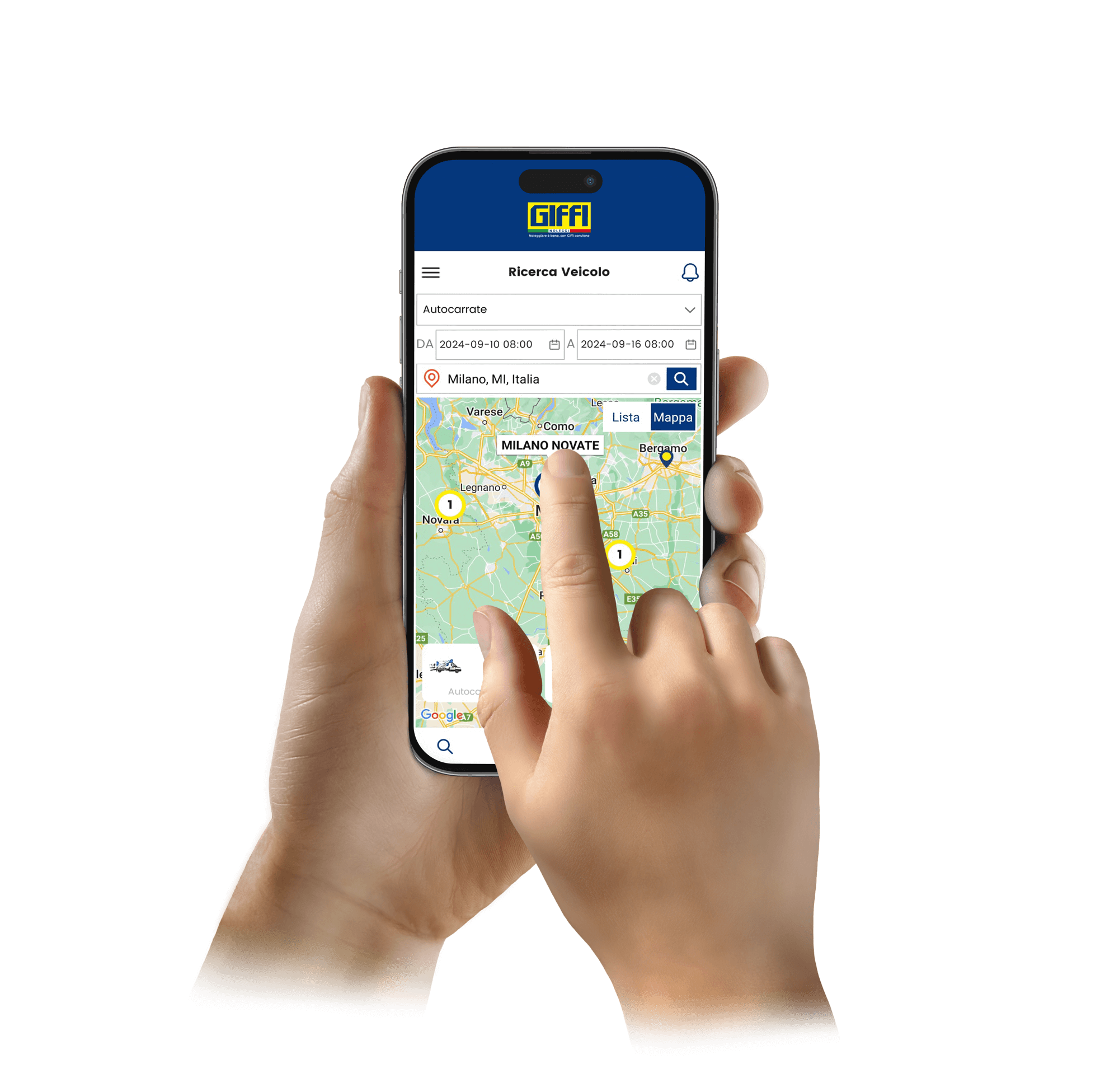 mano iphone Giffi App