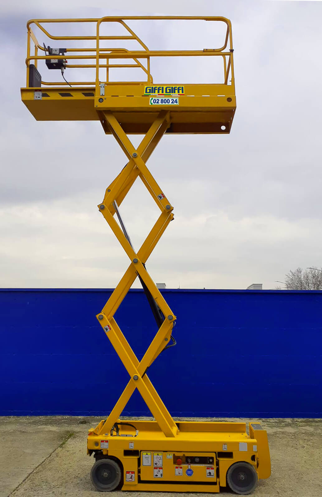 noleggio pantografo elettrico 6 m Giffi Noleggi