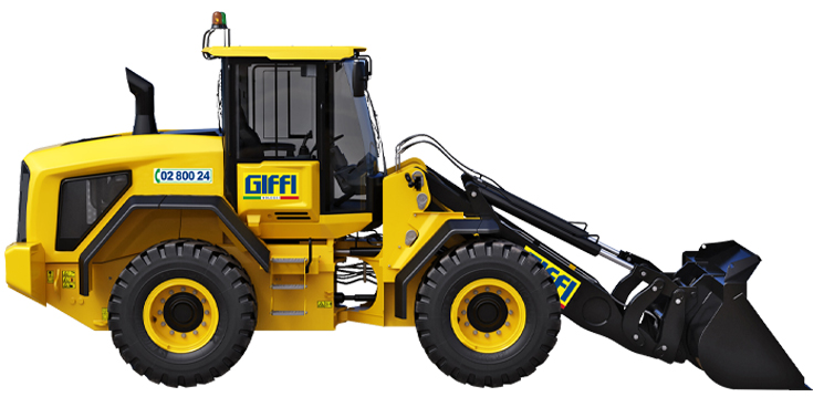 noleggio pala gommata 160 qli