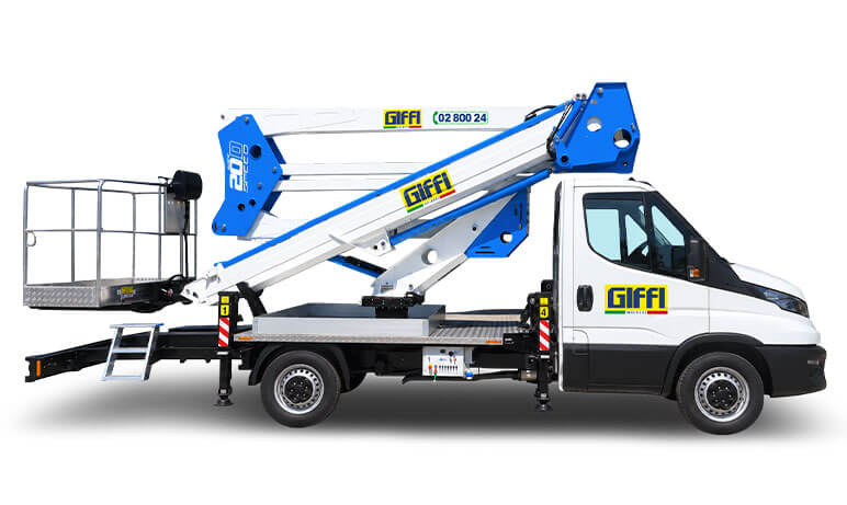 Piattaforma aere autocarrata 20m