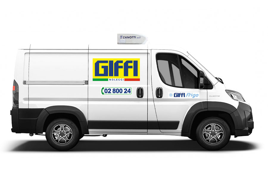 Noleggio furgone frigo L1-H1 da -20 a 4