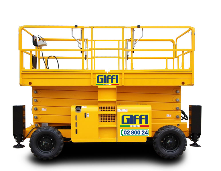 noleggio pantografo diesel 18 m Milano