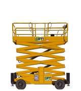 nacelles élévatrices ciseaux diesel