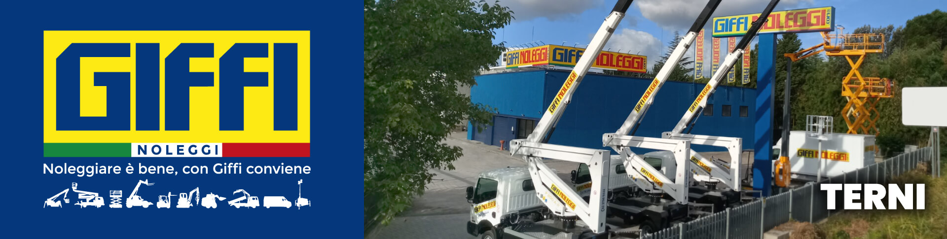 noleggio piattaforme aeree Terni - GIFFI NOLEGGI