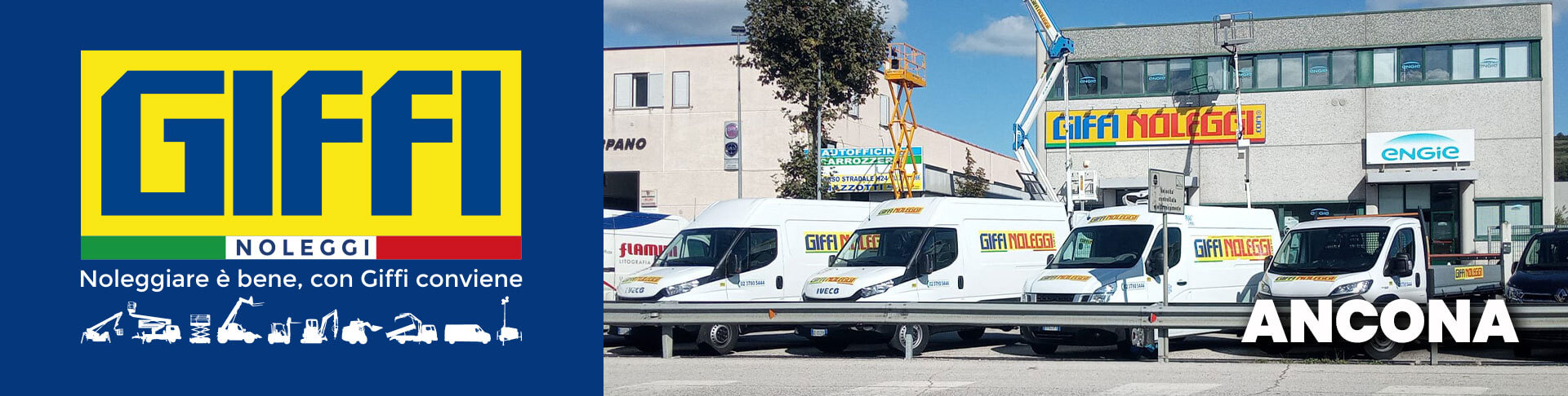 noleggio piattaforme aeree Ancona - GIFFI NOLEGGI