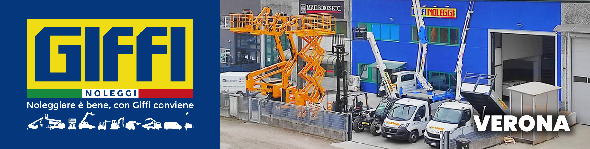 noleggio piattaforme aeree Verona - GIFFI NOLEGGI