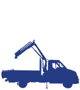 location d’un fourgon avec grue,