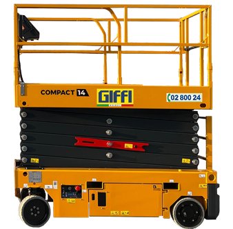 14 m electric scissor lift platform