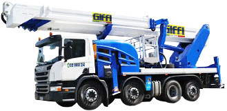 Piattaforma Aerea Autocarrata 54 m