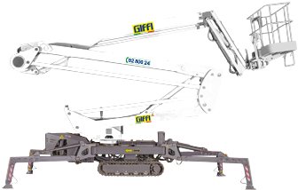 Piattaforma Aerea Ragno 22 m