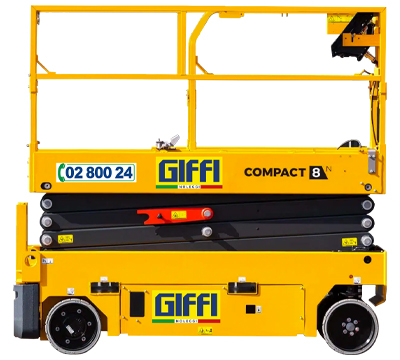 Elektrische Scherenhebebühne 8m