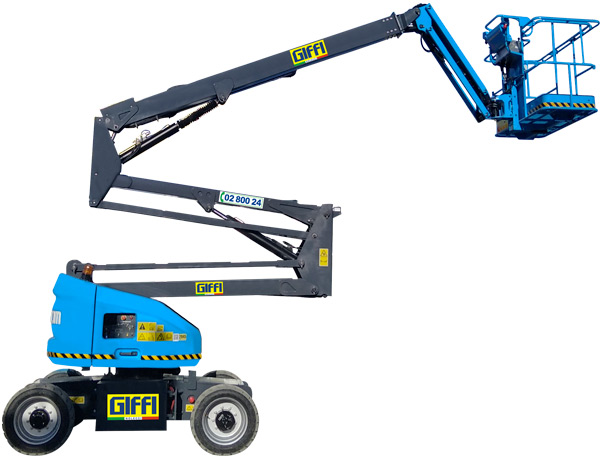 Plateforme automotrice électrique Sinoboom 18M pour usage extérieur et intérieur